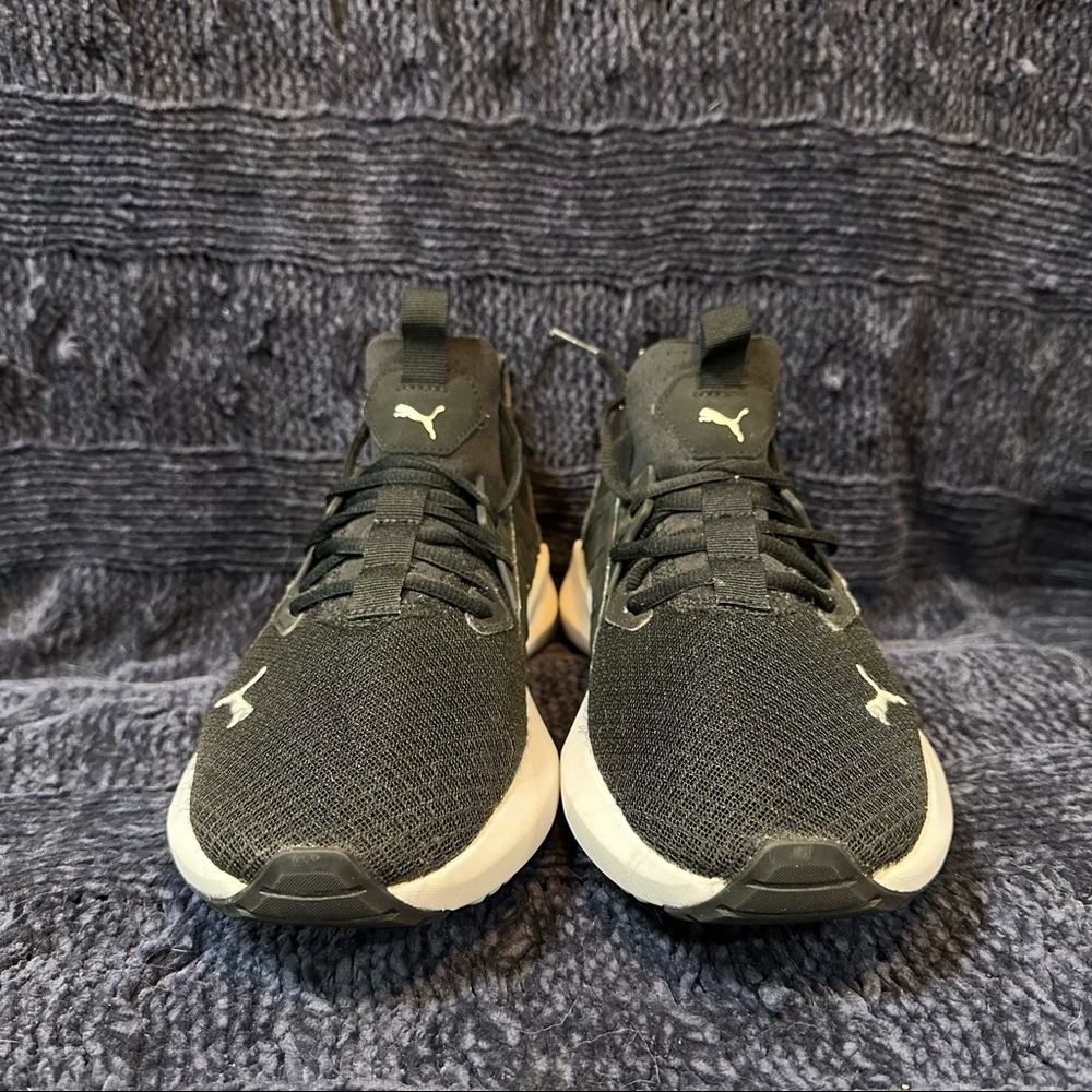 Puma Softride Enzo Nxt Black White Running Shoes … - image 2